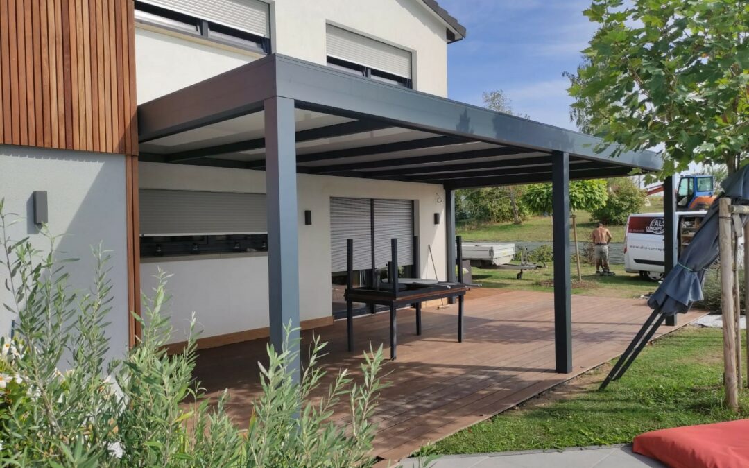 Pergola en métal à Sarrewerden : une touche moderne !